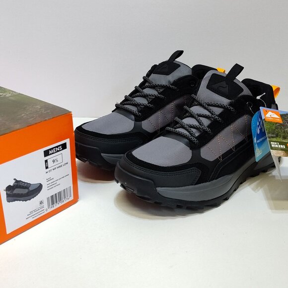 Ozark Trail Waterproof Hikers Low-Top Men's 9.5 Leather Upper Outdoor Trail NIB - Picture 1 of 12